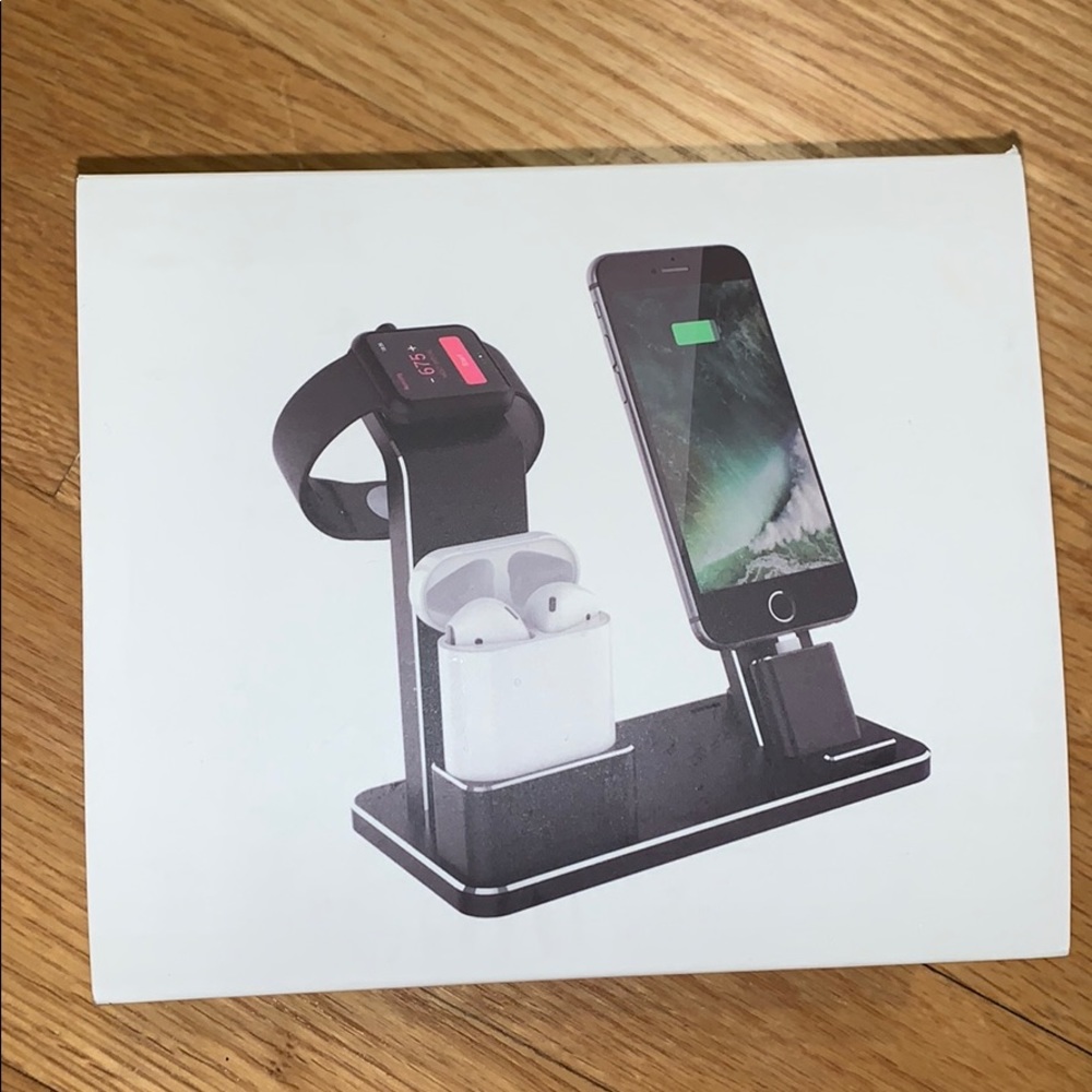 Multi function apple charging dock